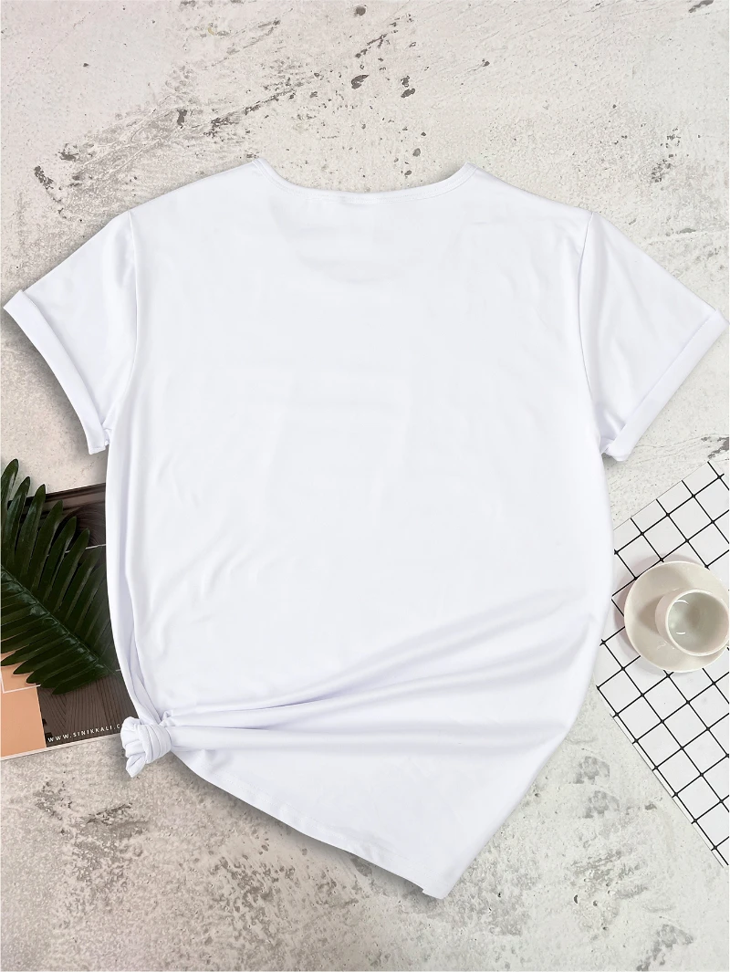 Maniche corte stampate Disney - Vestibilità morbida e ampia, Abbigliamento casual da donna Top confortevole T-shirt casual girocollo primavera estate autunno