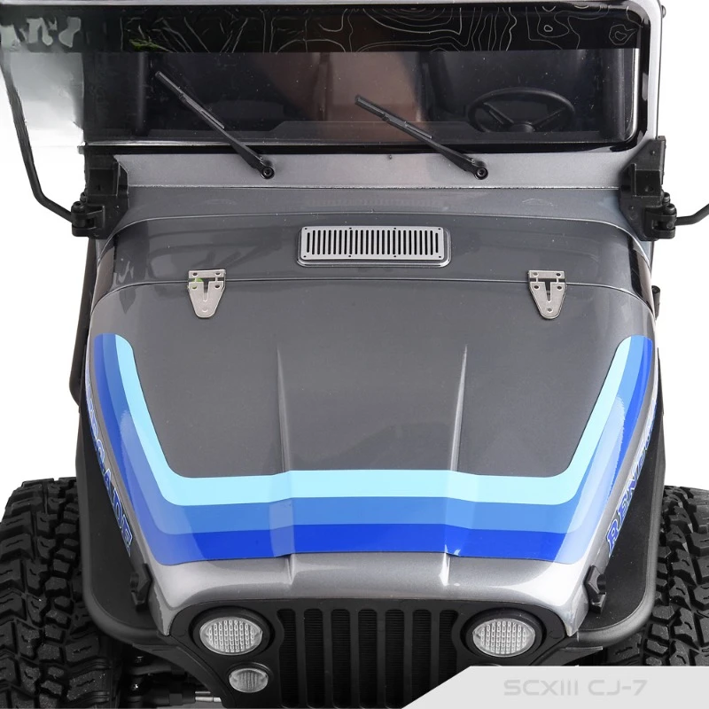 

Simulation Stainless Steel Cover Hinge Decorative Piece Car Shell Accessories for 1/10 RC Crawler Car Traxxas SCXIII CJ-7 Parts