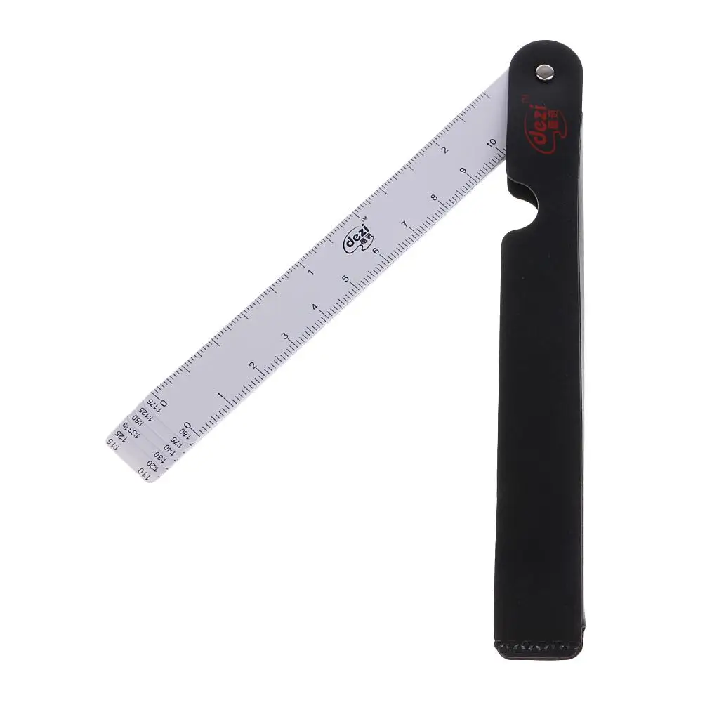 Folding Drafting Scale Ruler Fan Shape Plastic Multi-scale Drawing Ruler for Engineer Student Office