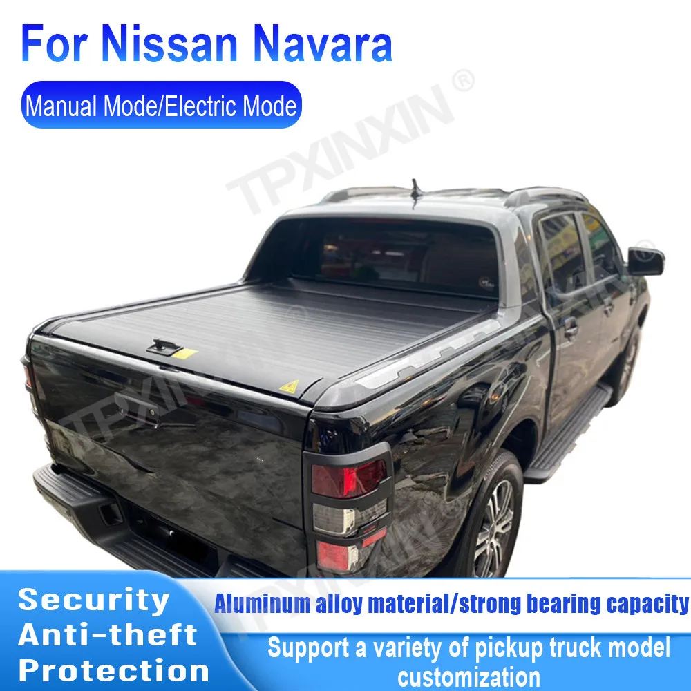 For Nissan Navara NP300 Electric Auto Roller Shutter Lid Pickup Truck Tonneau Cover Roller Lid Trunk Lid