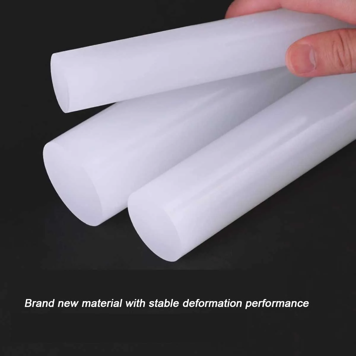 

White Polypropylene Rod Plastic Bar Dia 8/10/12/15/18/20/25/30/35/40/45mm Length 1m