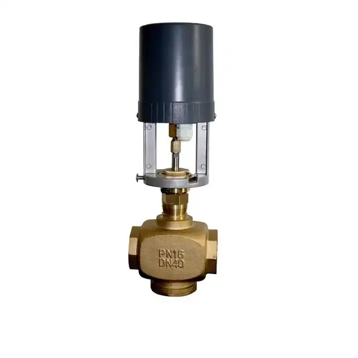 Customized Electric Threaded Two-way Control Regulator Valve Central Air Conditioning Proportional Integral Regulating Valve