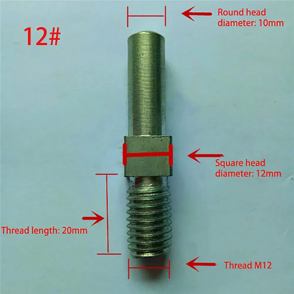 WZ-12# 22# 32# Manganese Steel Square Shaft Powerful Meat Grinder Cutter Round Screw Axis Grinder Repair Parts
