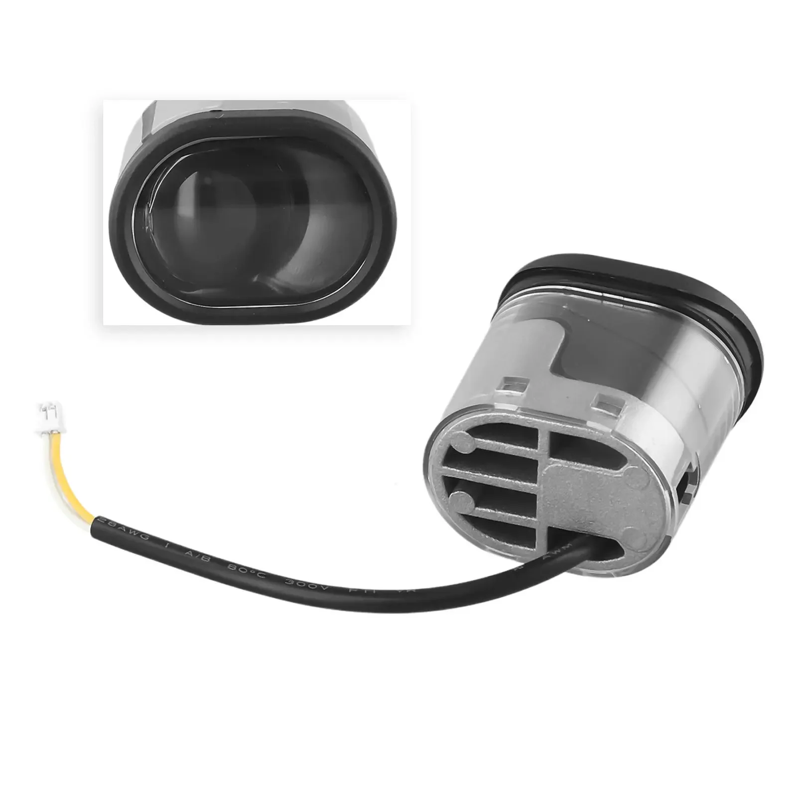 

1pc Skateboard Head Lamp For Ninebot Electric Scooter Front Light Headlight Scooter Accessories Plastic Front Led Light