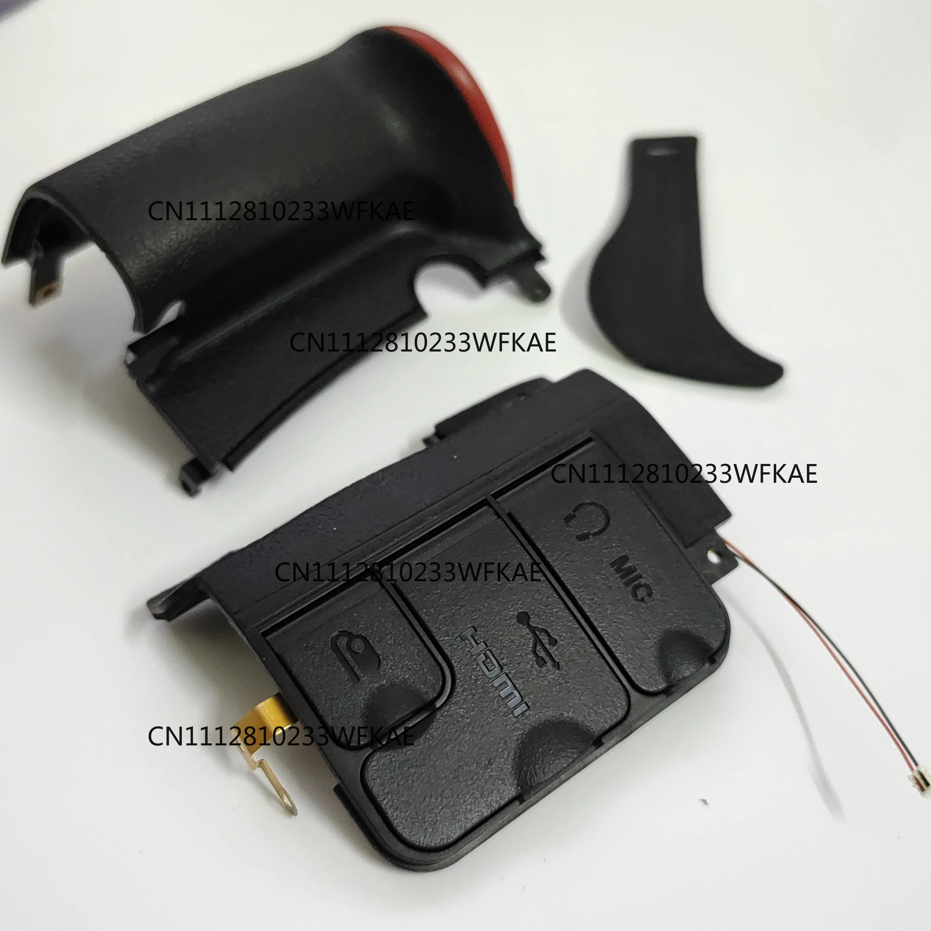 Original A Set of 3PCS For Nikon D600 D610 Camera Grip Body Bottom Rubber Cover Unit Hand Part +Tape