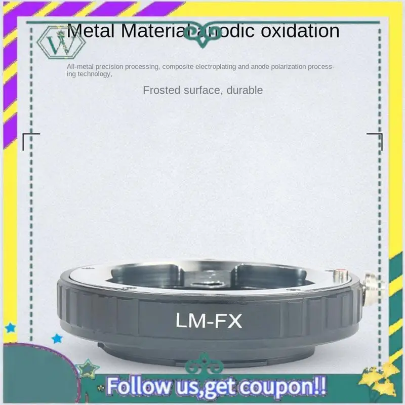 NEW LM-FX Lens Adapter Ring For LM Series Bayonet Lens To Fuji Micro-Single XT1