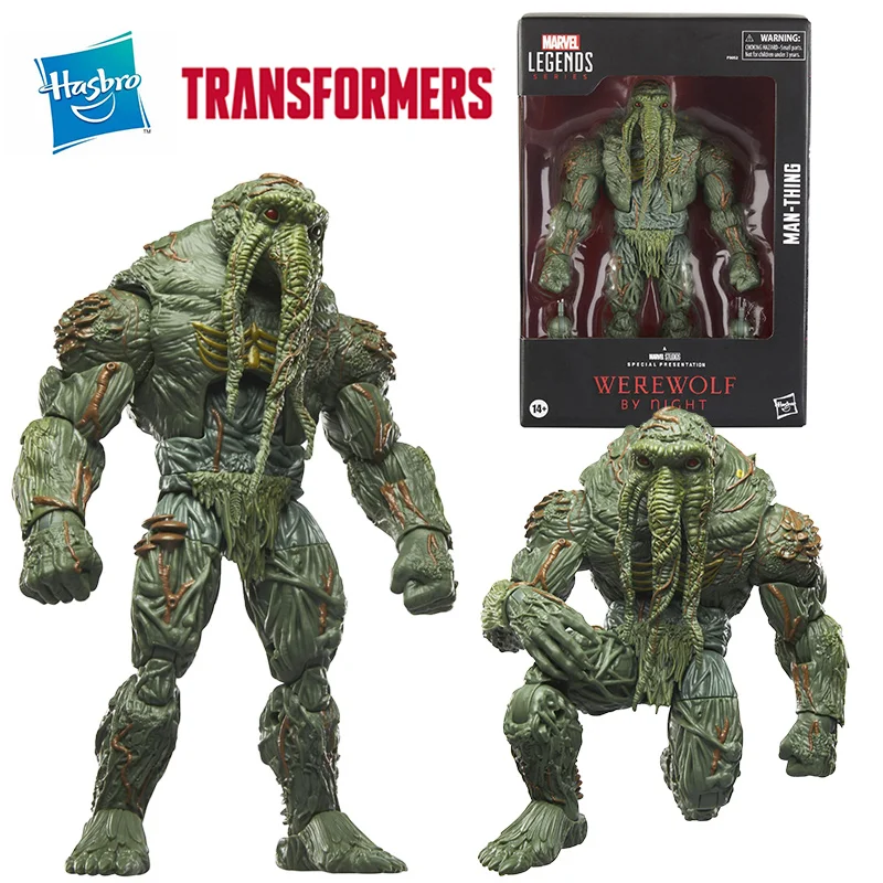 

Hasbro Marvel Legends Series Man-Thing Werewolf By Night 8 Inches 20Cm Original Action Figure Model Children Toy Gift Collection