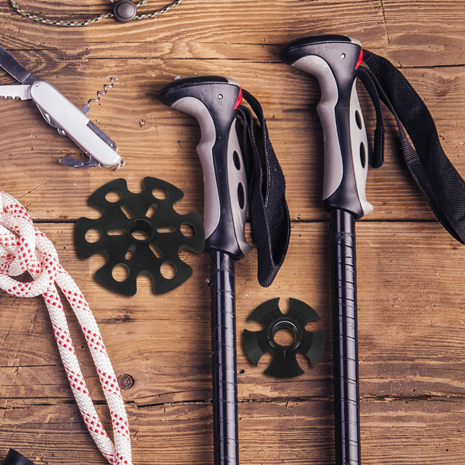 

12Pcs Trekking Pole Accessories Plastic Replacement Tips Anti-Slip Hiking Stick Caps Wear Resistant Gear Hiking Stick Cap