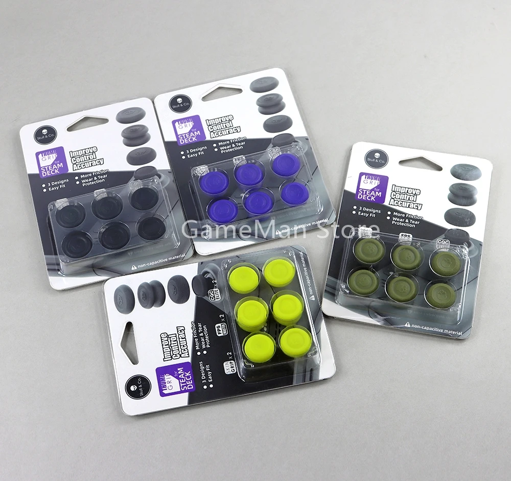 1set Für Steam Deck Spielkonsole 6 in 1 Nicht-Slip Analog Joystick Kappe Thumbstick Grip Abdeckung Zubehör