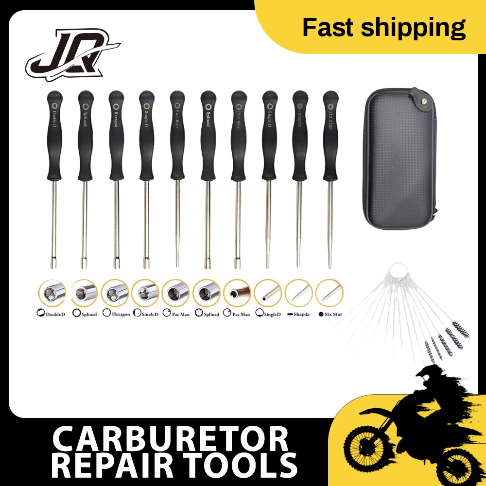 

10PCS/SET Carburetor Adjustment Tools Multi-head Tune-up Screwdriver Set Car Repair Motorcycle Accessories for Chainsaw Trimmer