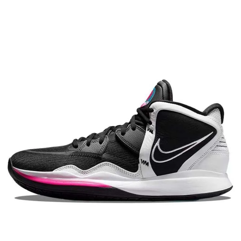 Nike Kyrie 8 Infinity round toe shock-absorbing slip resistant and durable mid top basketball shoes for both men and women