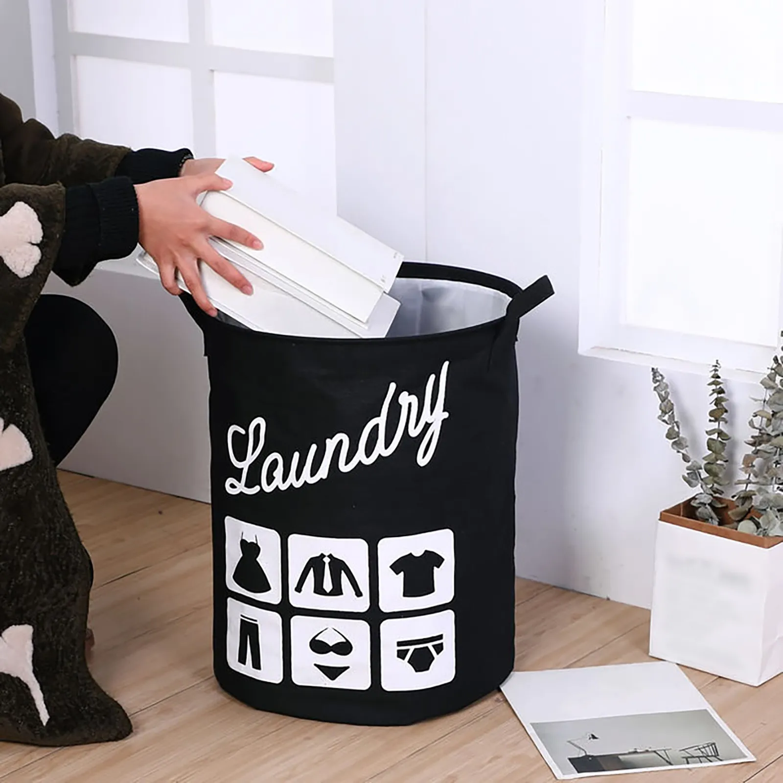 Multiple Styles Laundry Basket Large Capacity Foldable Multifunctional Organizing Waterproof Basket Household Toy Storage Box