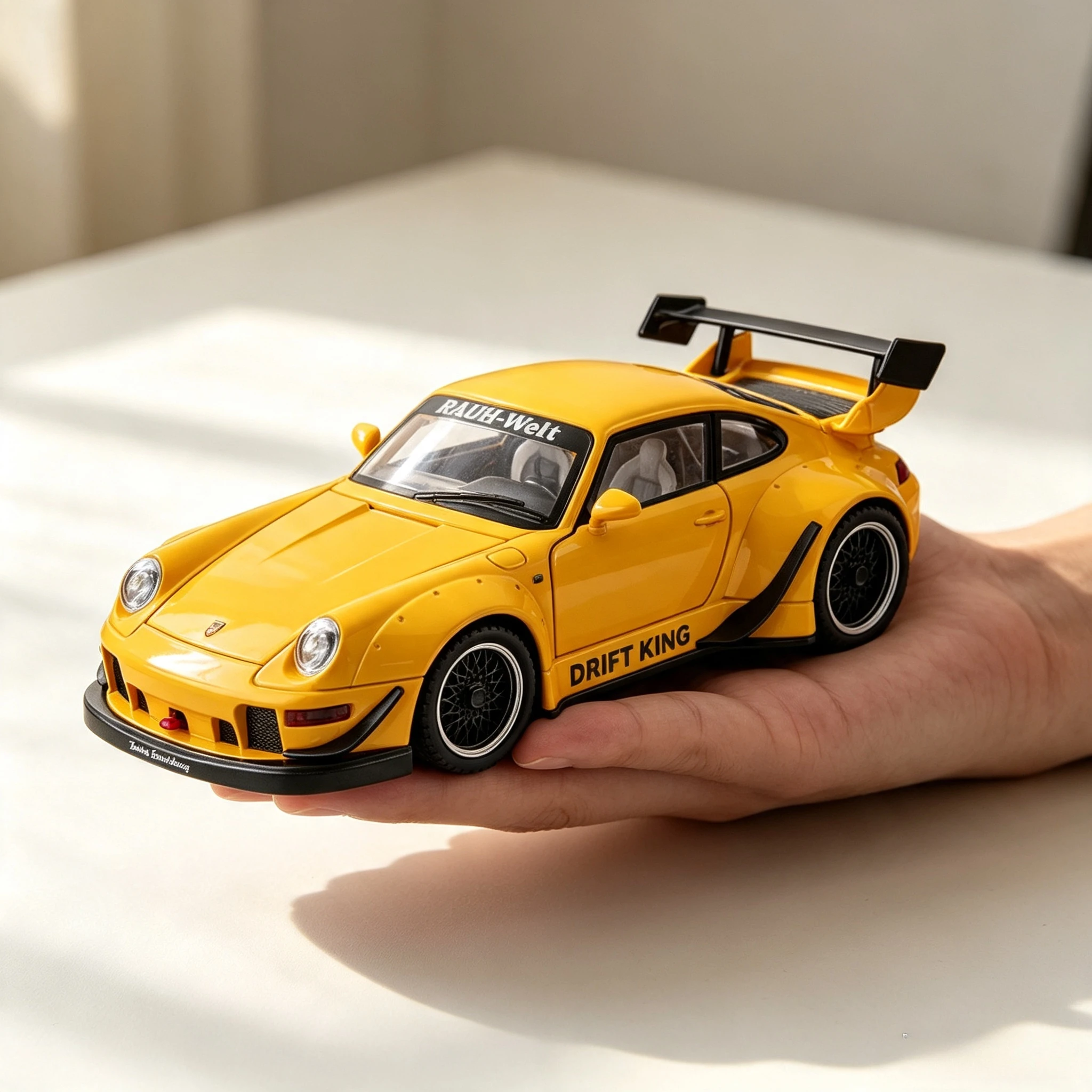 1:22 RWB 993 Supercar Alloy Metal Diecast Model Car High Simulation Miniature Indoor Boutique Decorations Gift
