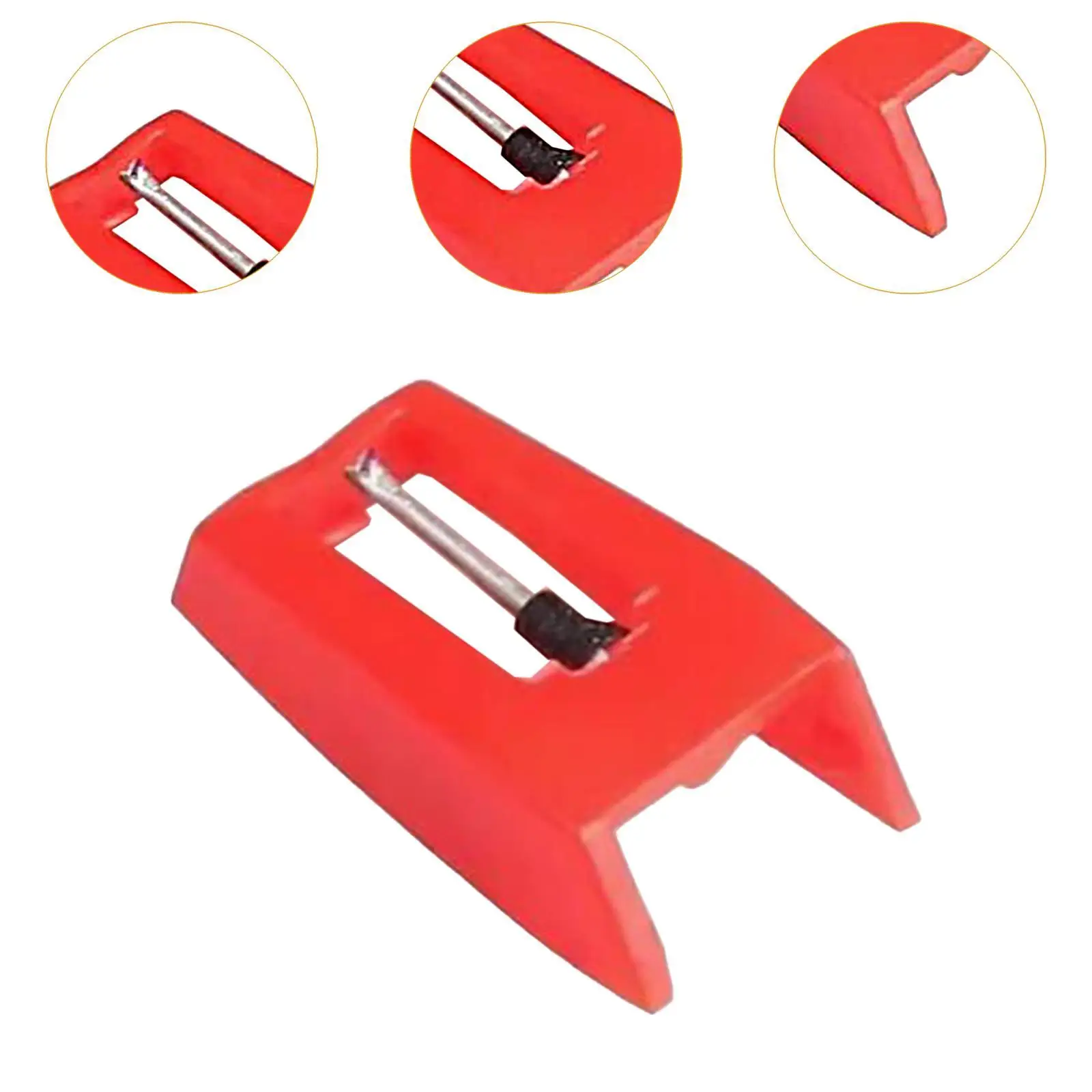 Record Player Needle Easy to Install Lightweight Spare Part Professional Turntable Needle for LP Vinyl Record Player