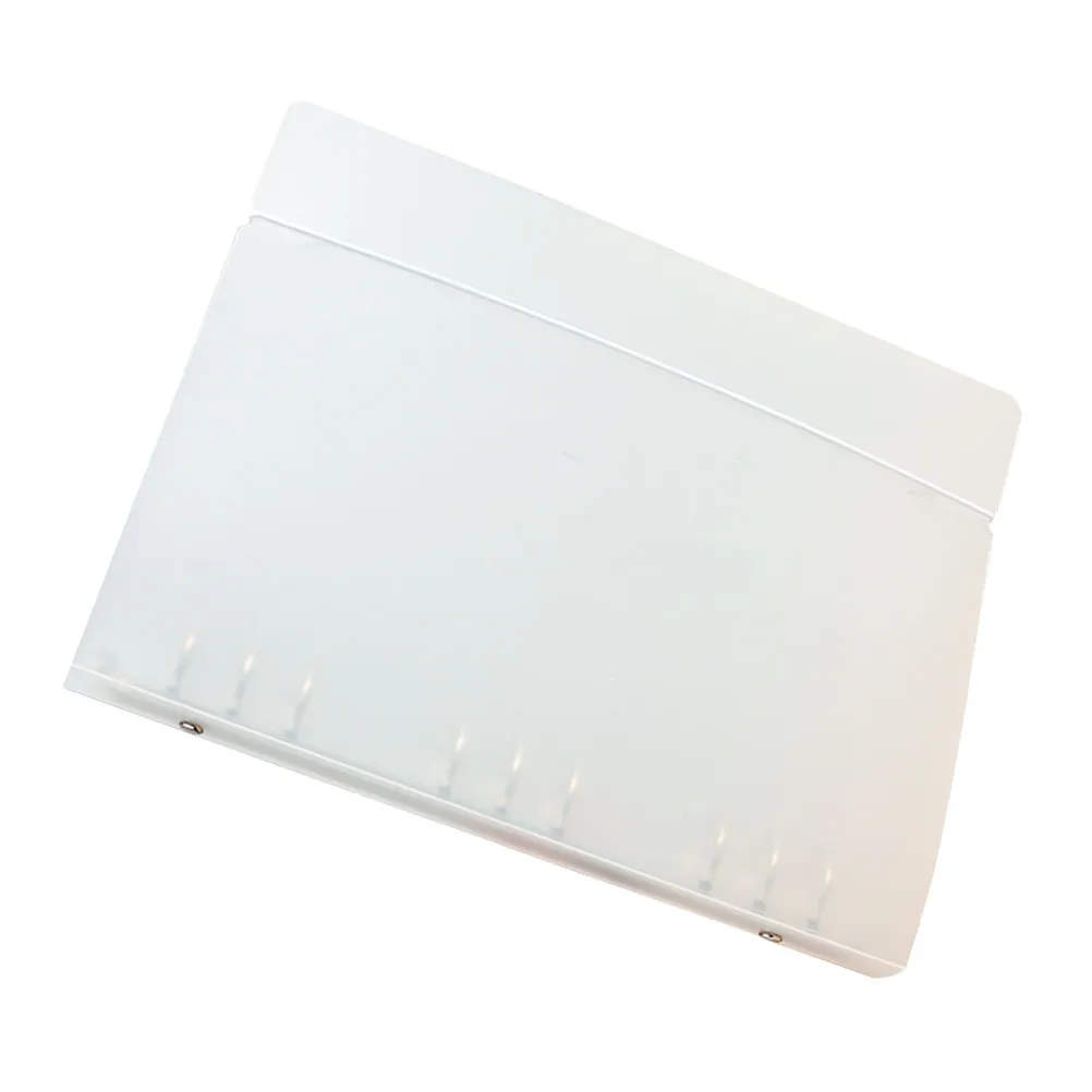 

Transparent B5 Plastic Document Folder Round Ring Binding Ideal for Loose Leaf Papers Organizing Professional Formal