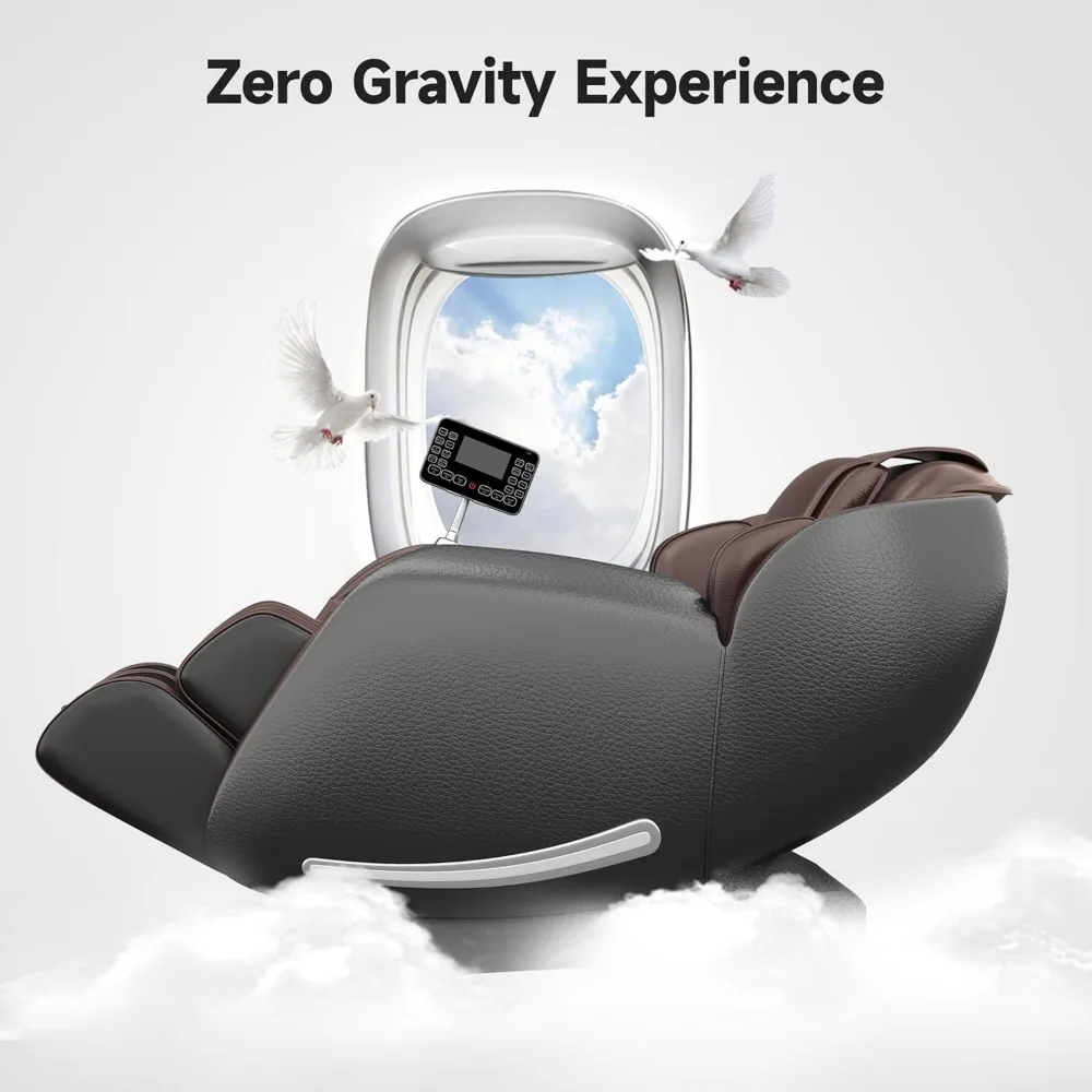 Massage Chair, Full Body Zero Gravity SL-Track Shiatsu Massage Recliner Chair with APP Control, Suitable for  relieve fatigue