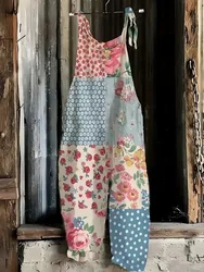 Every Day Women's Romper Dress Rural Style Women's Ambience Romper Spring/summer Comfortable Casual Fashion Women's Pants