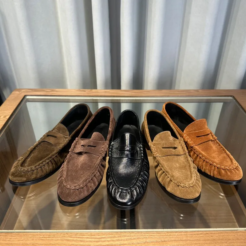 

Модные дизайнерские люксовые лоферы, новые слипоны-мокасины, плоская обувь для женщин, стильные повседневные туфли, удобная обувь для женщин.