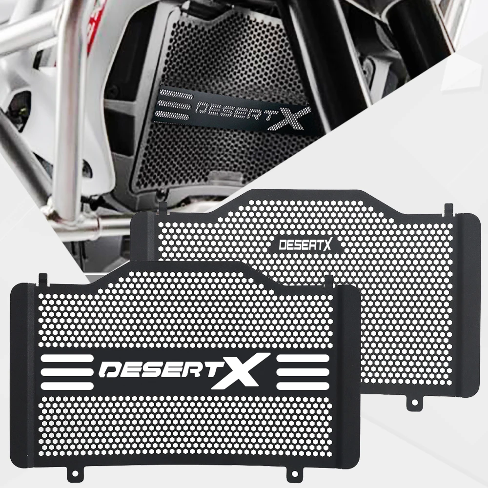 

2025 Fits for Ducati DESERT X Adventure DesertX ADV 2023 2024 Motorcycle Radiator Guard Front Cooler Logo Grille Protector Cover