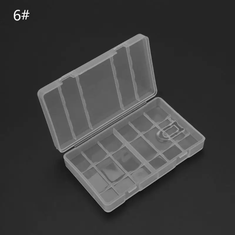 Battery Storage Cases 4X AA AAA Battery Holder Storage Box for Case 4/6/8 Slot Batteries Container Power Storage Cases