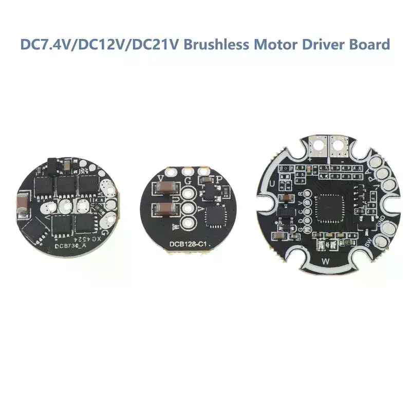 Brushless DC Motor Driver Board – PWM Speed Controller for 7.4V / 12V / 21V BLDC Motors (Closed-Loop Governor Module)