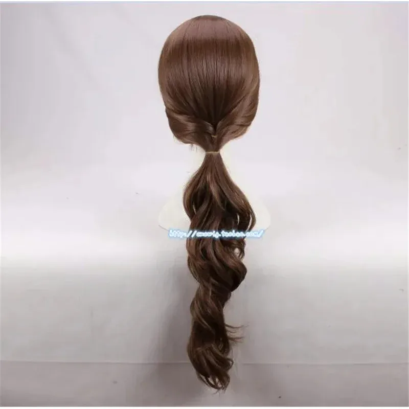 Lara Croft Wig Shadow of the Tomb Raider Lara Croft Wig 70cm Curly Brown Synthetic Hair Alicia Vikander Role Play Costumes Props