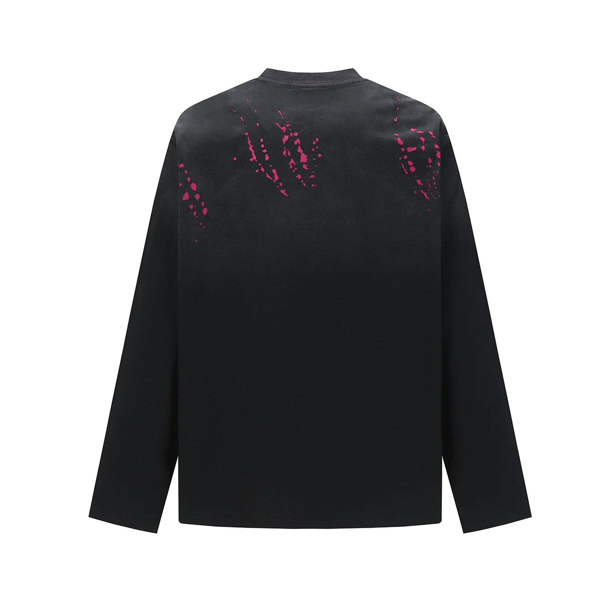 Vintage Long Sleeve T-Shirts 2025 Grunge Destroyed Ripped T Shirts Washed Hip Hop Streetwear Loose Cotton Tops Tees