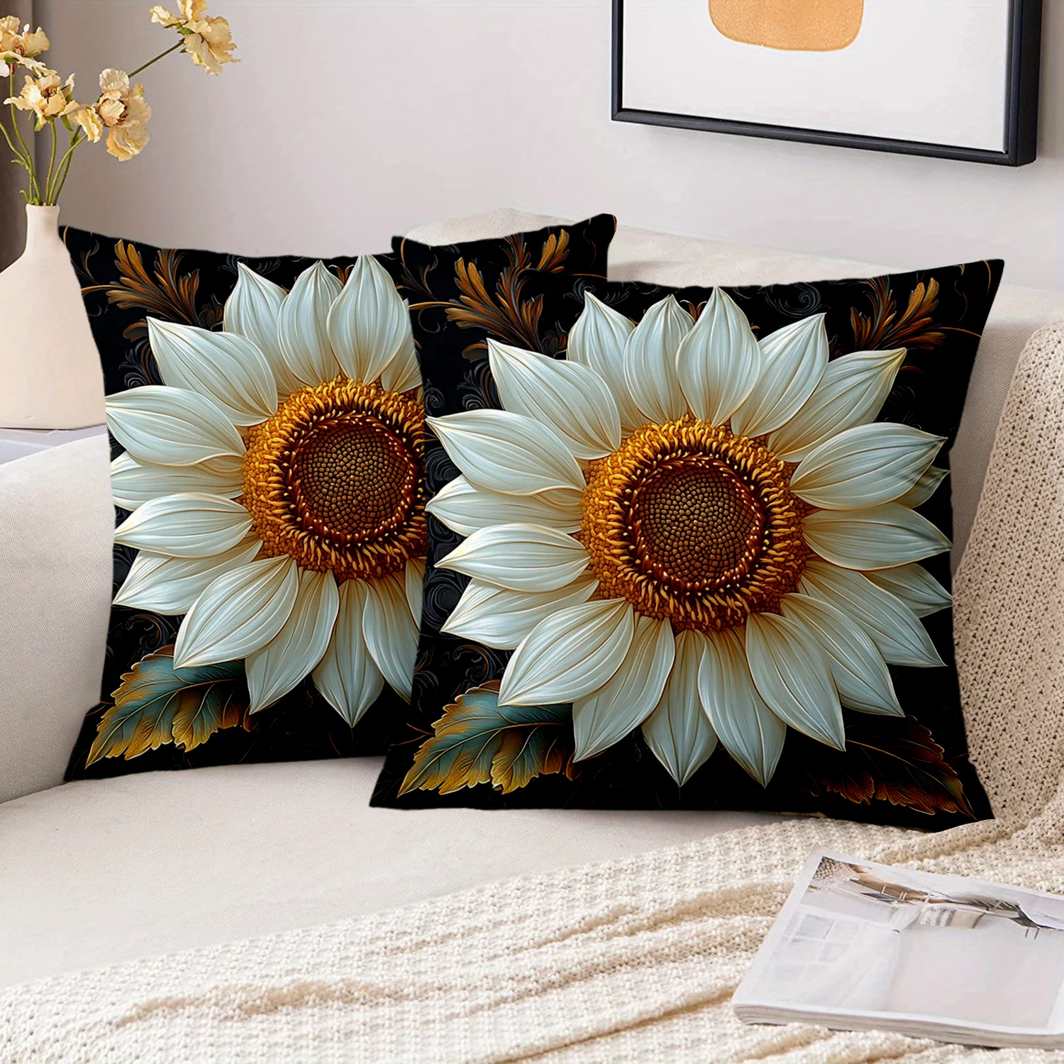 1 Pieces Black Sunf…