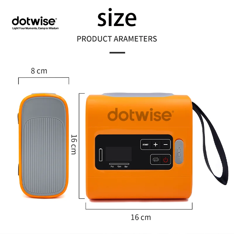 

Portable Outdoor Camping Air Pump Electric Wireless Air Pump SUP Air Pump for Air Mattress Inflatable Tents Kayak