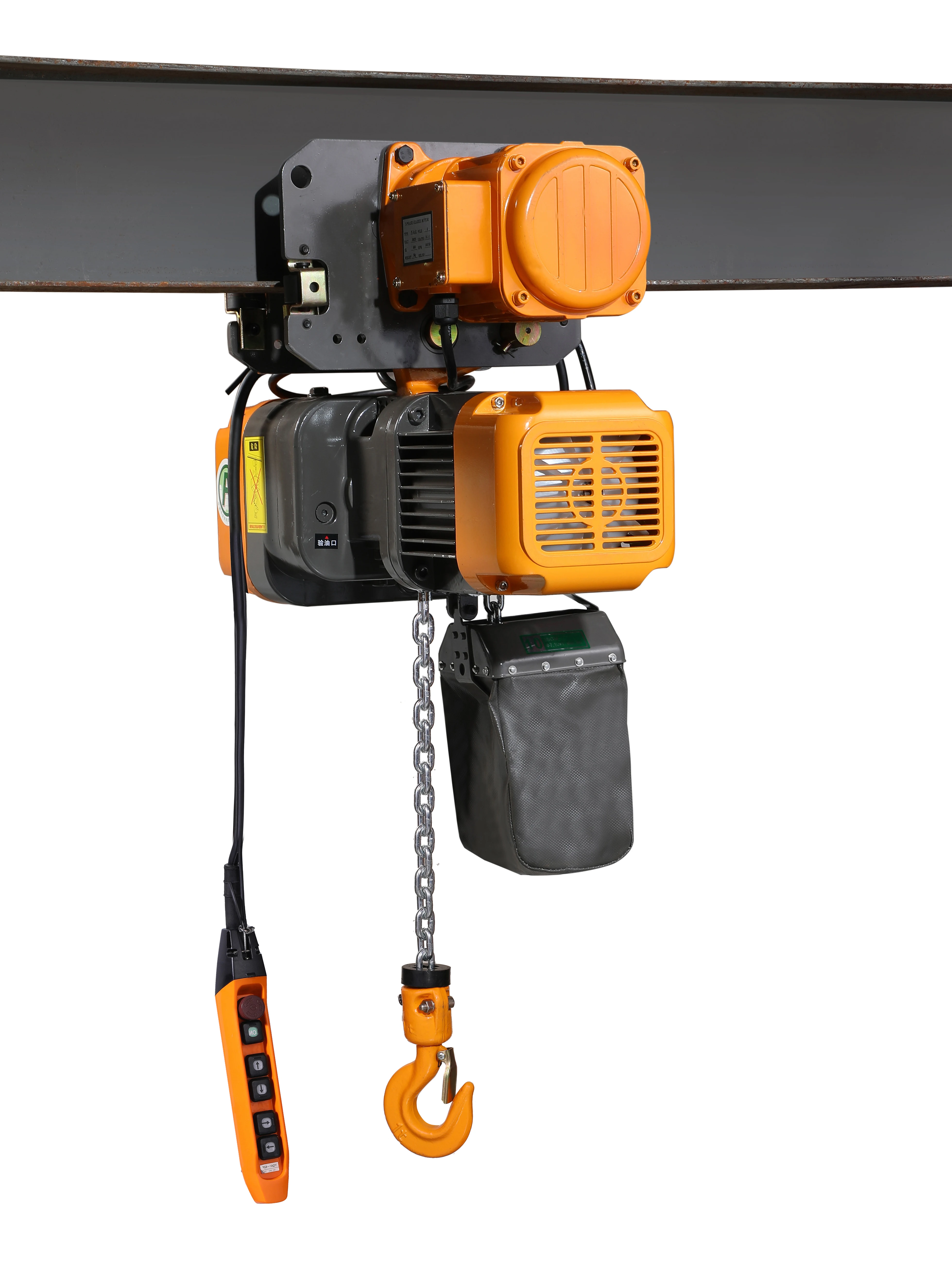 Double Chain Single Phase 1-5 Ton Electric Hook Hoist 220V Lifting Equipment - view 5