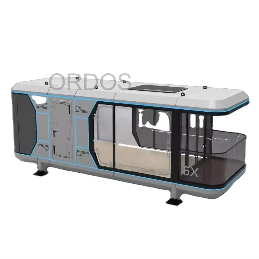 High Quality Luxury Tiny Casas Prefabricated Steel Space Capsule Modern Industrial Mobile House Villa Hotel Outdoor Cheap Mobile