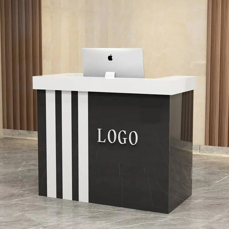 

Hair Desks Luxury Salon Reception Modern Office Reception Desk Counter Simple Decorations Recepcion Desk Commercial Furniture