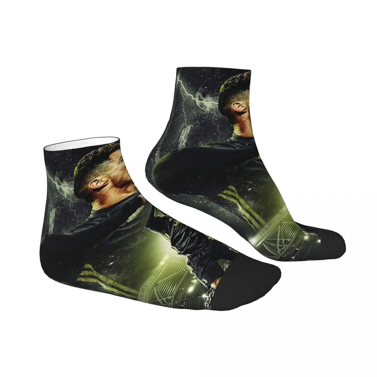 Cristiano Ronaldo Cr7 (2) Socks Harajuku High Quality Stockings All Season Socks Accessories for Unisex Birthday Present