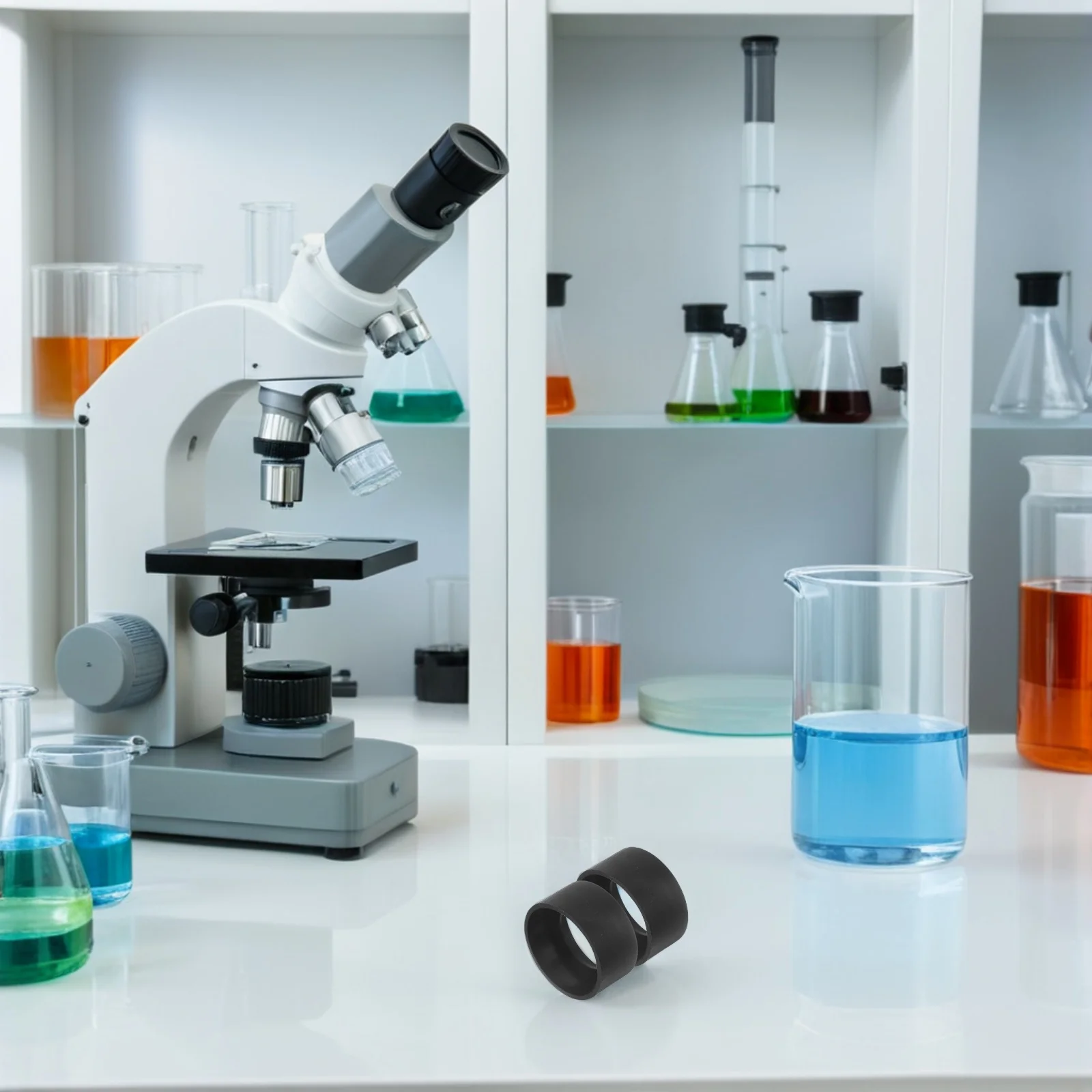 

4pcs Microscope Eyepiece Cup Replacement For Telescope Lab Equipment Rubber Eye Shield Instrument Accessory