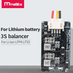 3s balancer for 3.6v 3.7v li-ion 3.2v lfp4 lithium battery pack equilizer 1.2A energy y transfer balance  module pcb