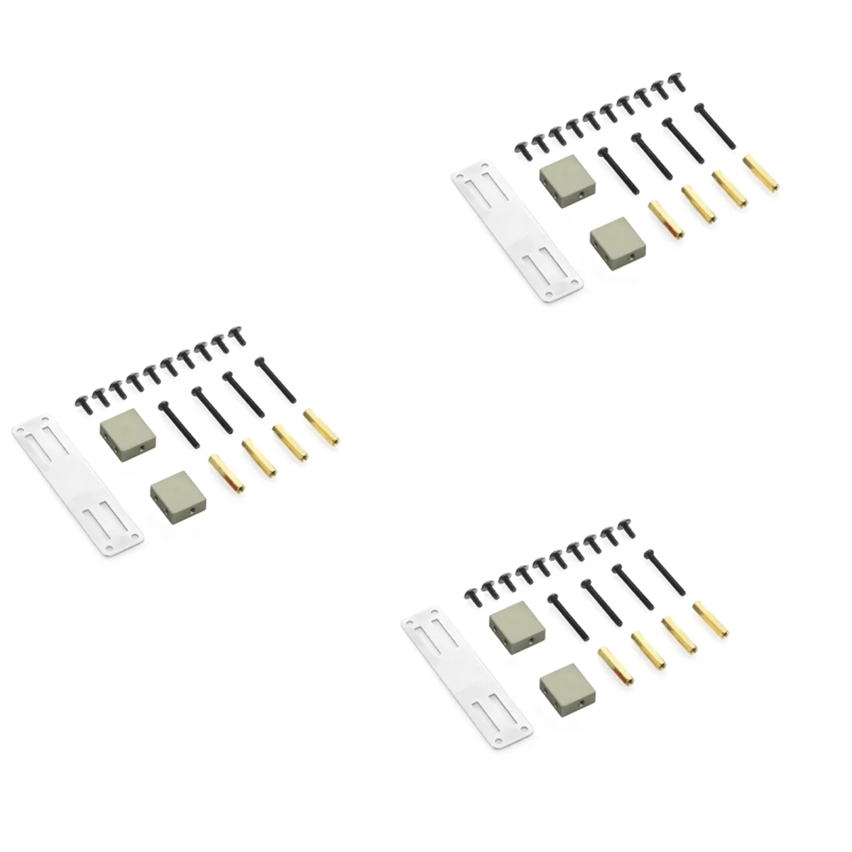 

DELAM-3X Metal Servo Fixed Mount Bracket Kit For MN D90 D91 D99S MN99S 1/12 RC Truck Car Upgrade Parts Accessories,Titanium