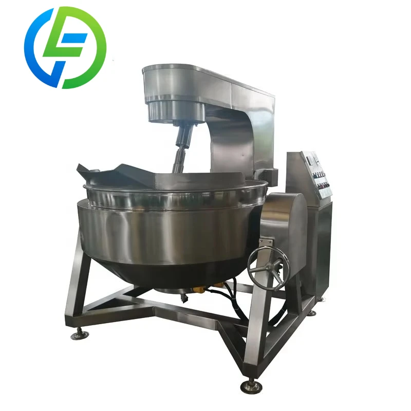 Customize Gas Heat Tomato Paste Candy Mixer Pan Candy Cooking Machine Brigadeiro