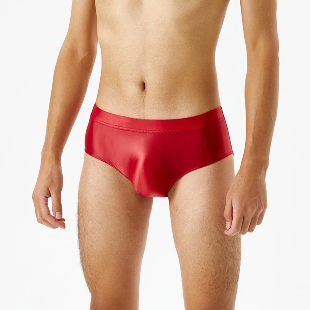 Underwear Men\\\'s Underwear Shiny And Silky Crotch With High Elasticity And Large Size Trunks For Men And Women