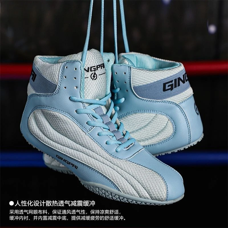 

Original Brand Professional Men Woman Wrestling Shoe Competition Sport Boxing Fighting Boot Unisex Wide Feet Wrestling Boot
