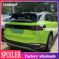 ABS Material Rear Roof Spoiler Wings for Volkswagen VW Volkswagen ID.4 2020 2021-2023+ Car Styling ABS Carbon Look Rear Spoiler