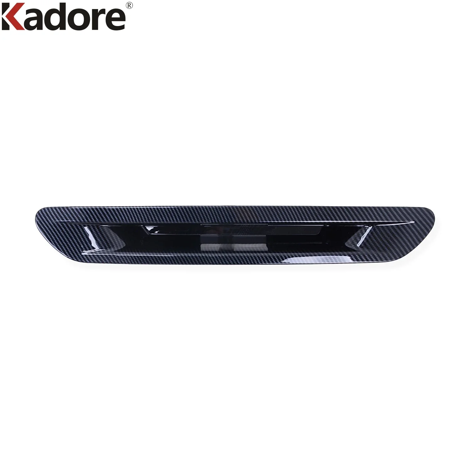 Rear Trunk Door Handle Bowl Cover Trim For Kia Carnival KA4 2020 2021 2022 2023 2024 Carbon Fiber Car Exterior Accessories