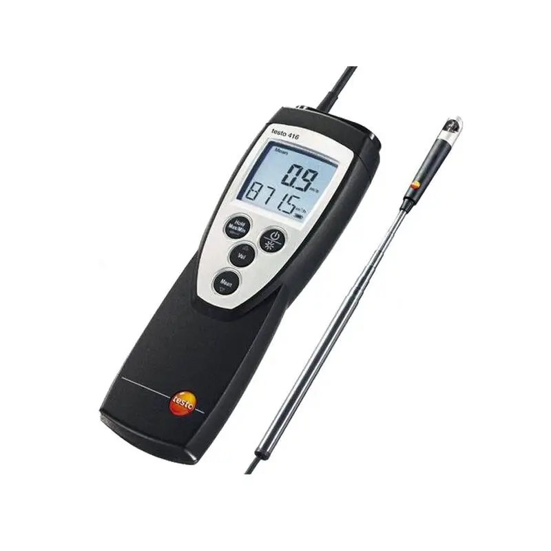 Testo 416 مقياس شدة الريح مقياس سرعة الهواء مقياس شدة الريح الريشة