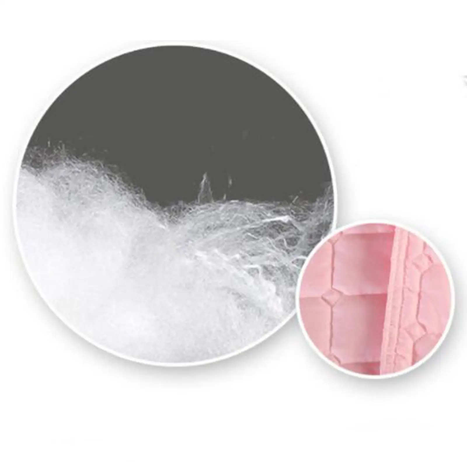Plush Round Chair Cover Elastic Non Slip Seat Protector for Salon Spa Massage Chair Office Dorm Room
