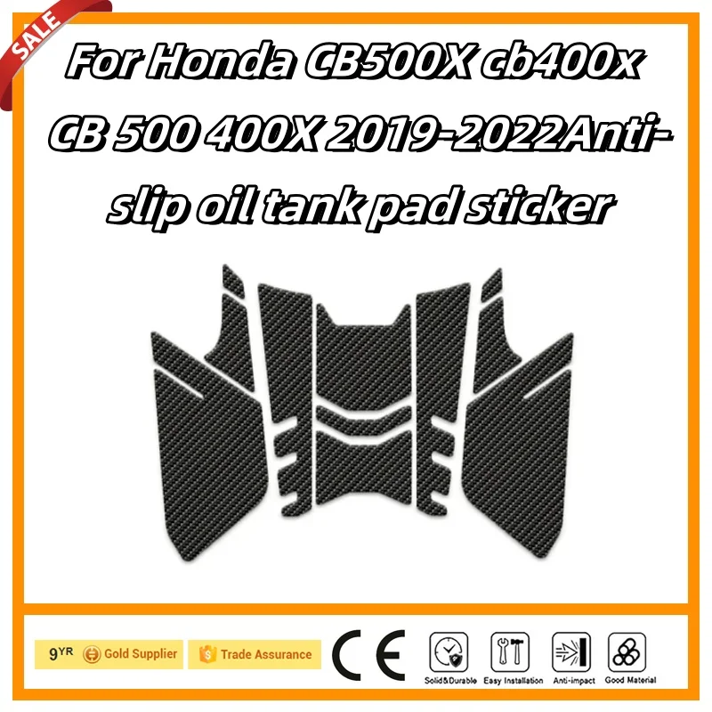 Motorcycle anti slip fuel oil tank pad protector side knee grip sticker For Honda CB500X cb400x CB 500 400x2019 2020 2021 2022