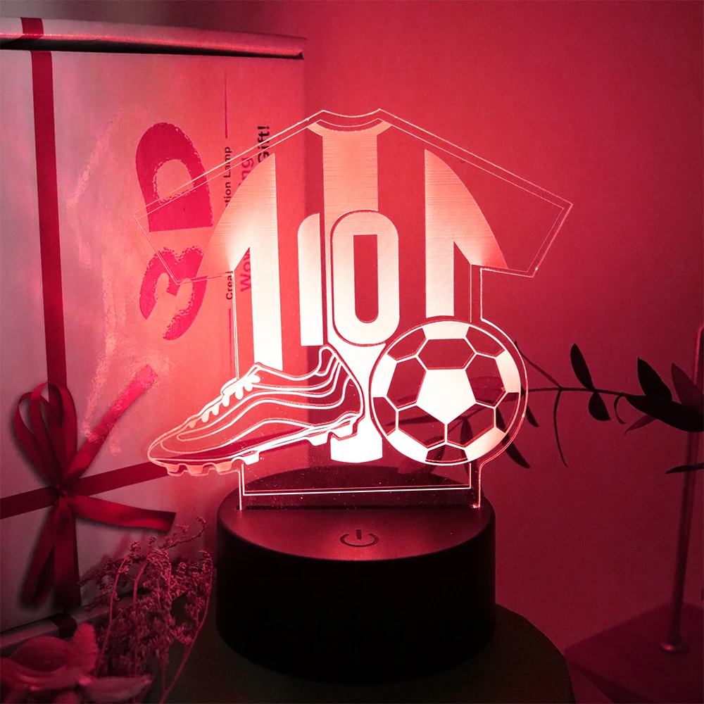 LED Table Lamp Bedroom Decoration Lamparas de Mesita de Noche Acrylic 16color Touch Remote Control Night Light Room Decor Gifts