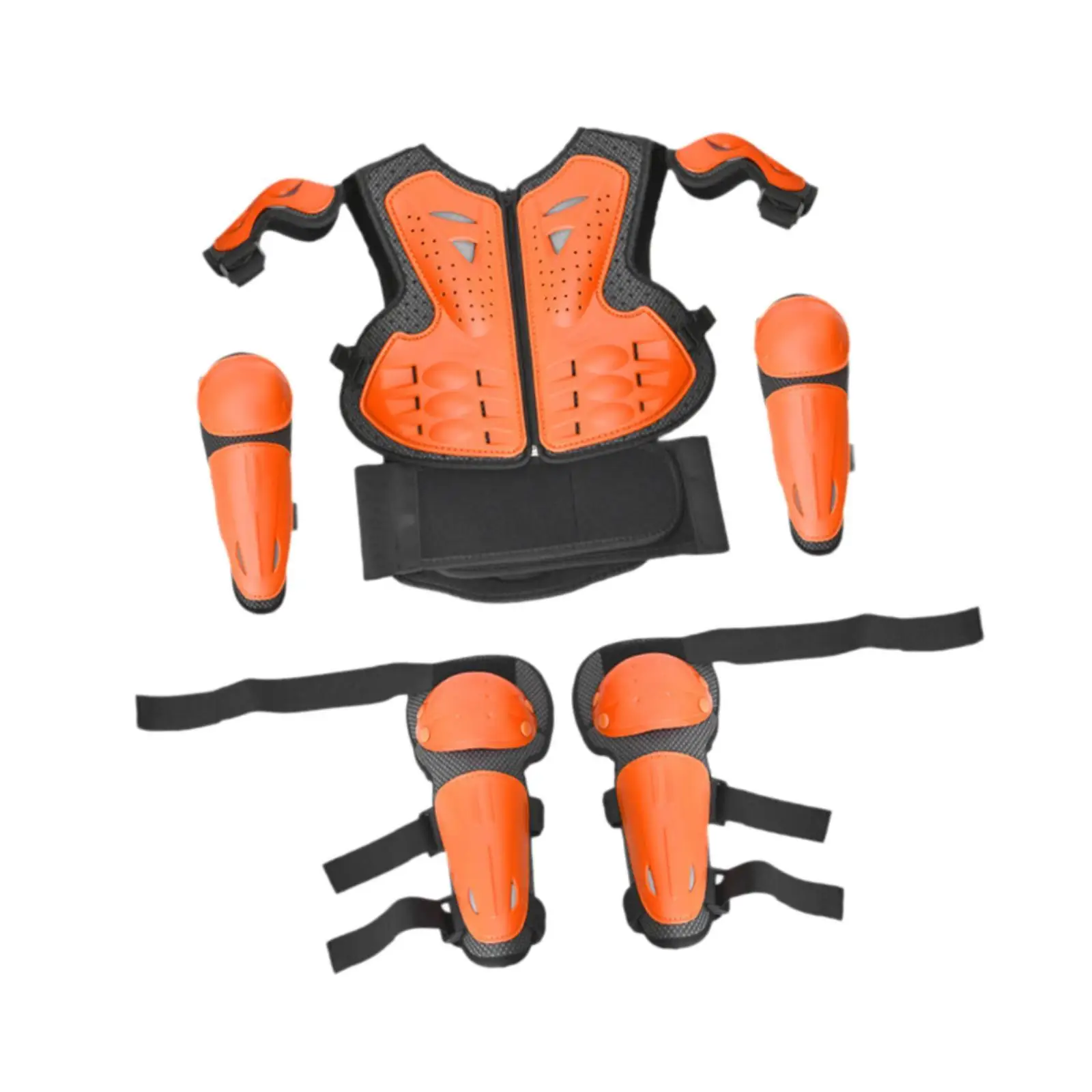 Kids Motorcycle Motocross Gear Set Armour Vest Chest Spine Back Protector for Riding Skiing Cycling Motocross Skating view 2