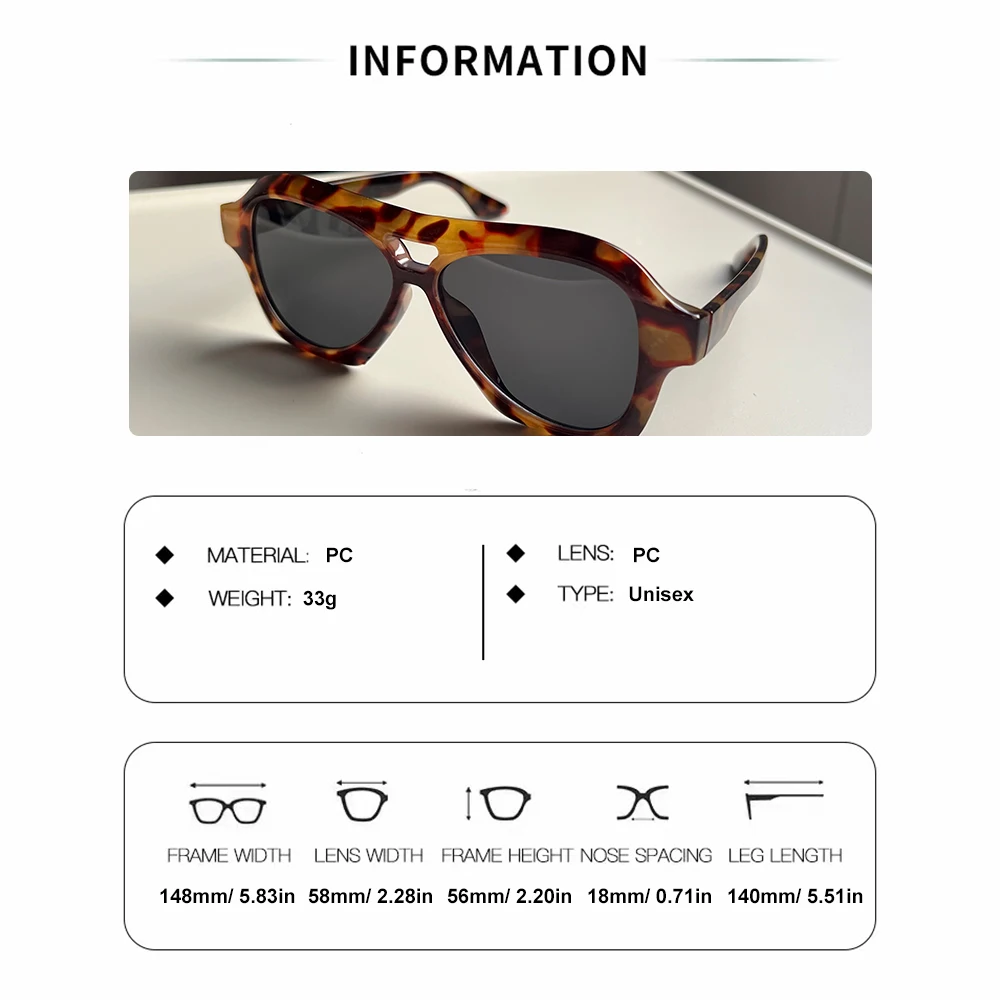Retro Pilot Sunglasses for Women and Men - Classic Vintage Shades