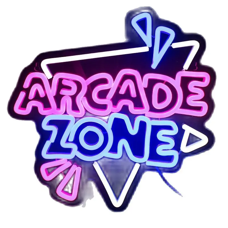 

LED Neon Arcade Zone Customizable Neon Sign Family Boy Room Sign Cool Light Gaming Place Store Club Neon Light Wall Decor Lights