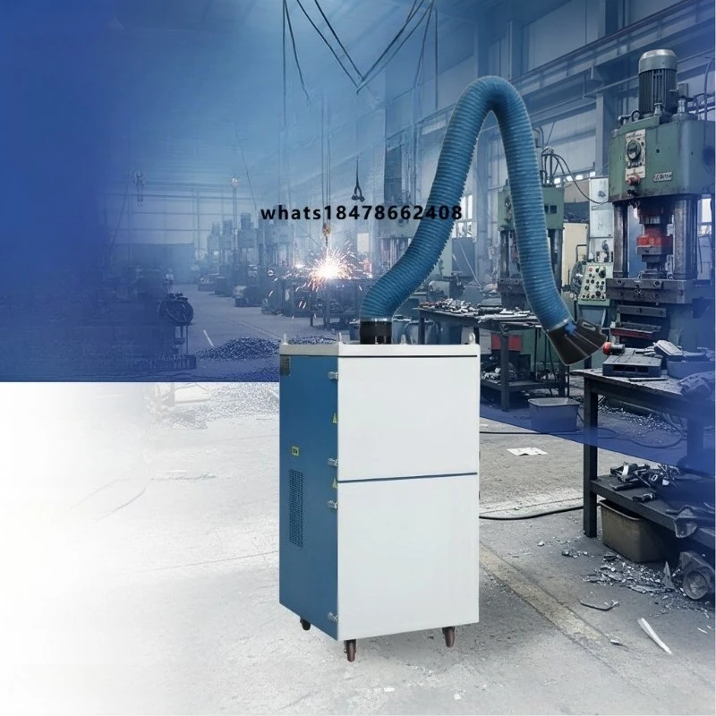 Welding Fume Extractor CE ISO9001 Certified Mobile   Purifier for Dust Oil Mist Removal Workshop Air Cleaner