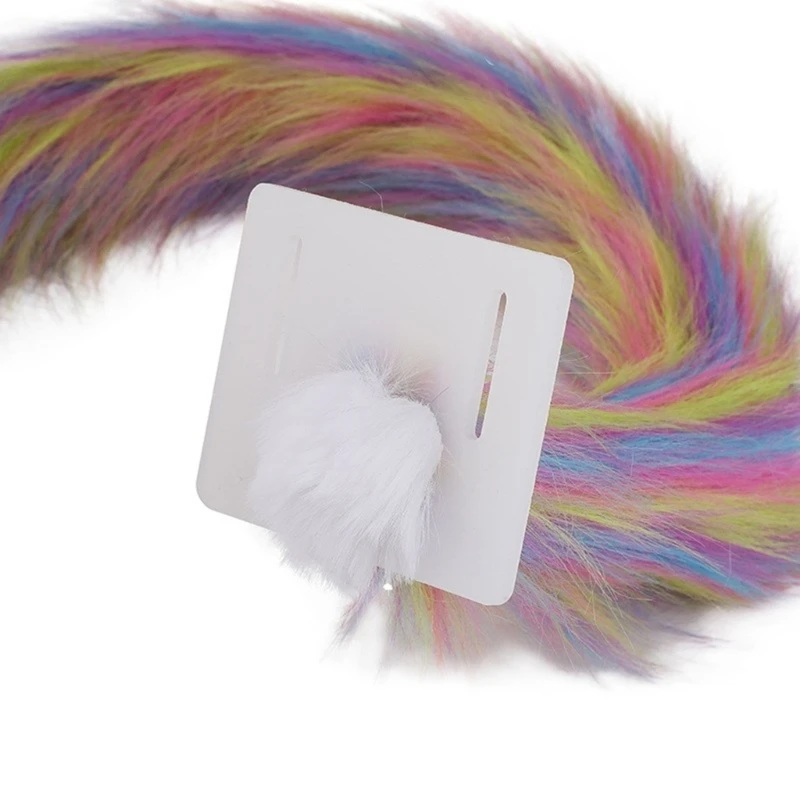 E15f Hallowen Animal Tail COSTUME ACCESSORI COSTRUI